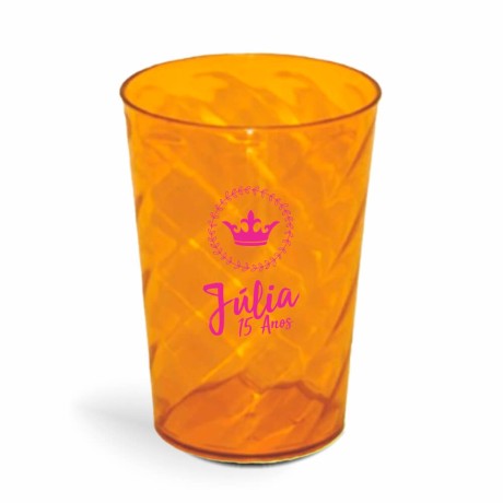 CANECA, COPOS E TAÇAS COPOS COPOS PLÁSTICOS COPO TWISTER 600ML IMPRESSÃO 1 COR TRANSPARENTE Preto e branco frente - 500 un.