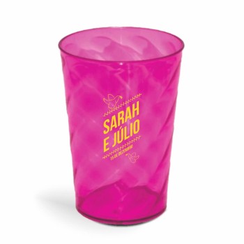CANECA, COPOS E TAÇAS COPOS COPOS PLÁSTICOS COPO TWISTER 600ML IMPRESSÃO 1 COR TRANSPARENTE Preto e branco frente - 1000 un.