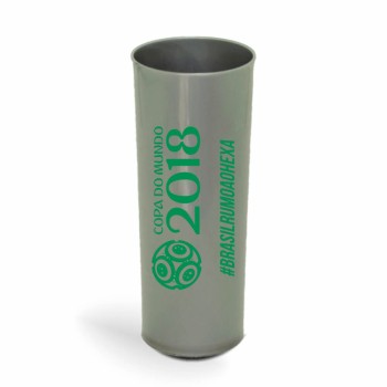 CANECA, COPOS E TAÇAS COPOS COPOS PLÁSTICOS LONG DRINK 350ML IMPRESSÃO 1 COR LEITOSO Preto e branco frente - 3000 un.