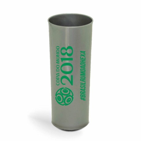 CANECA, COPOS E TAÇAS COPOS COPOS PLÁSTICOS LONG DRINK 350ML IMPRESSÃO 1 COR LEITOSO Preto e branco frente - 3000 un.