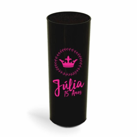 CANECA, COPOS E TAÇAS COPOS COPOS PLÁSTICOS LONG DRINK 350ML IMPRESSÃO 1 COR LEITOSO Preto e branco frente - 500 un.