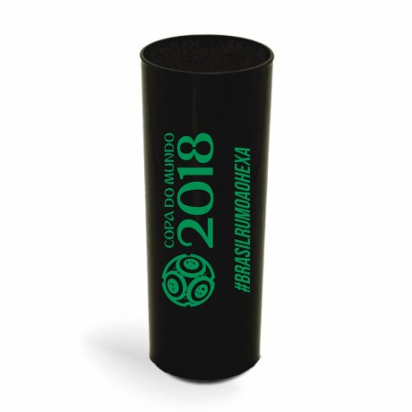 CANECA, COPOS E TAÇAS COPOS COPOS PLÁSTICOS LONG DRINK 350ML IMPRESSÃO 1 COR LEITOSO Preto e branco frente - 3000 un.