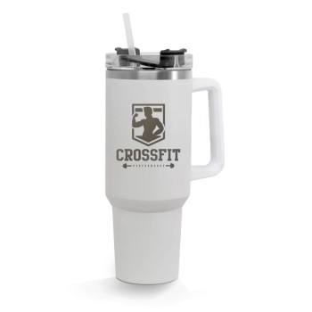 CANECA, COPOS E TAÇAS COPOS COPOS TÉRMICOS MODELO QUENCH PRO TAMPA ACRÍLICA GRAVAÇÃO FRONTAL Preto e branco frente - 1 un.