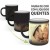CANECAS E COPOS CANECAS DE CERÂMICA MÁGICA TERMOSSENSÍVEL 325ML PRETA FOSCA