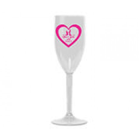 CANECAS E COPOS TAÇAS PLÁSTICAS TAÇA 180ML IMPRESSÃO 1 COR TRANSPARENTE BRANCO Preto e branco frente - 100 un.