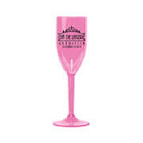 CANECAS E COPOS TAÇAS PLÁSTICAS TAÇA 180ML IMPRESSÃO 1 COR TRANSPARENTE ROSA Preto e branco frente - 50 un.