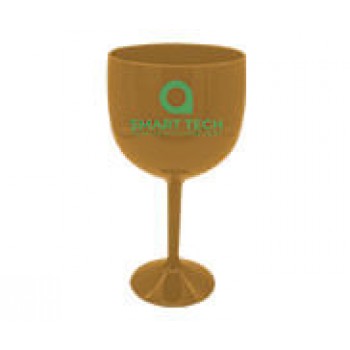 CANECAS E COPOS TAÇAS PLÁSTICAS TAÇA DE GIN 580ML IMPRESSÃO 1 COR LEITOSA DOURADA Preto e branco frente - 300 un.