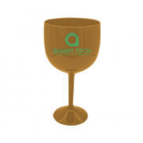 CANECAS E COPOS TAÇAS PLÁSTICAS TAÇA DE GIN 580ML IMPRESSÃO 1 COR LEITOSA DOURADA Preto e branco frente - 300 un.