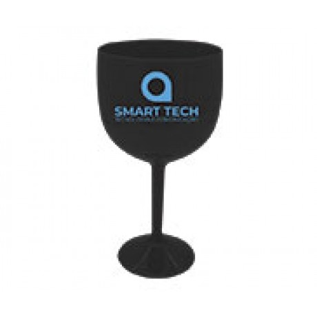 CANECAS E COPOS TAÇAS PLÁSTICAS TAÇA DE GIN 580ML IMPRESSÃO 1 COR LEITOSA PRETO Preto e branco frente - 300 un.
