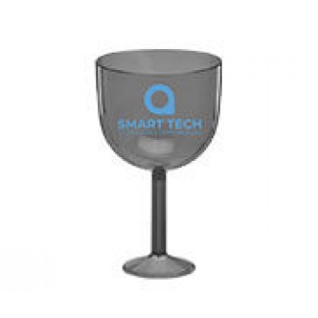 CANECAS E COPOS TAÇAS PLÁSTICAS TAÇA DE GIN 580ML IMPRESSÃO 1 COR TRANSPARENTE PRETO Preto e branco frente - 300 un.