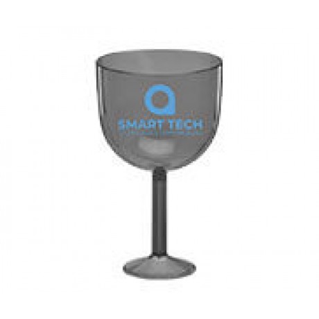 CANECAS E COPOS TAÇAS PLÁSTICAS TAÇA DE GIN 580ML IMPRESSÃO 1 COR TRANSPARENTE PRETO Preto e branco frente - 300 un.
