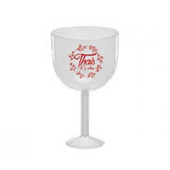 CANECAS E COPOS TAÇAS PLÁSTICAS TAÇA DE GIN 580ML IMPRESSÃO 1 COR TRANSPARENTE TRANSPARENTE Preto e branco frente - 100 un.