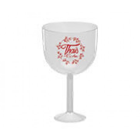 CANECAS E COPOS TAÇAS PLÁSTICAS TAÇA DE GIN 580ML IMPRESSÃO 1 COR TRANSPARENTE TRANSPARENTE Preto e branco frente - 100 un.