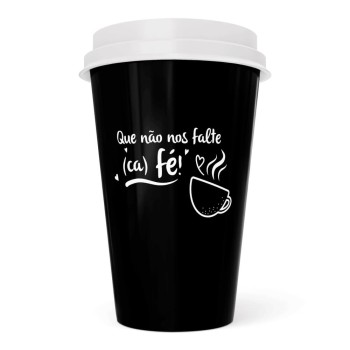 COPO BUCKS 550ML IMPRESSÃO SILK PRETO 100 un. - Preto e branco frente e verso