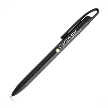 CANETAS IMPRESSÃO COLORIDA LINHA PREMIUM EDGE PRETA Colorido frente e verso - 10 un.