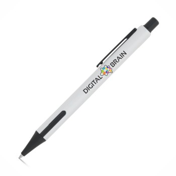 CANETAS IMPRESSÃO COLORIDA LINHA PREMIUM INKY BRANCA Colorido frente e verso - 10 un.
