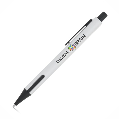 CANETAS IMPRESSÃO COLORIDA LINHA PREMIUM INKY BRANCA Colorido frente e verso - 10 un.