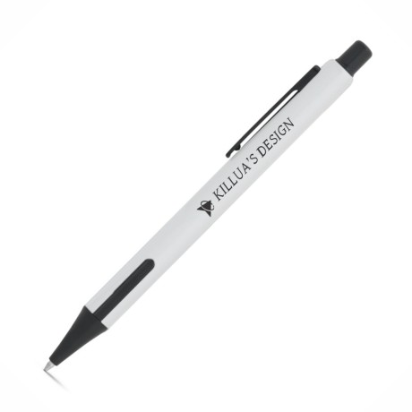 CANETAS IMPRESSÃO COLORIDA LINHA PREMIUM INKY BRANCA Colorido frente e verso - 50 un.