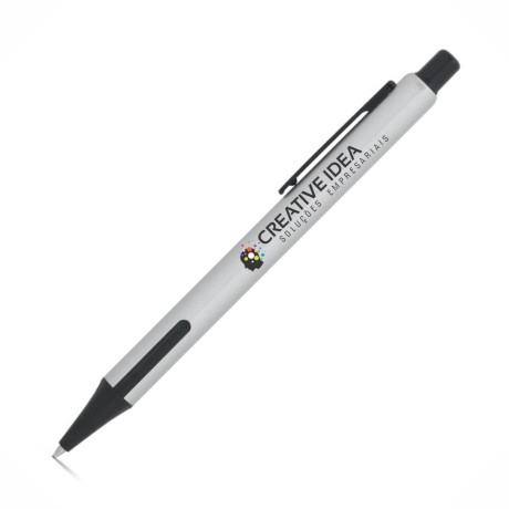 CANETAS IMPRESSÃO COLORIDA LINHA PREMIUM INKY CROMADA SATINADA Colorido frente - 10 un.