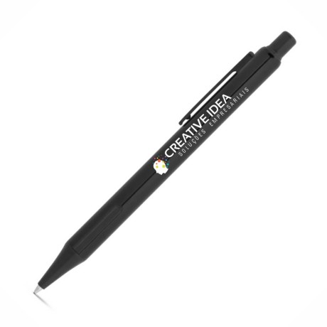 CANETAS IMPRESSÃO COLORIDA LINHA PREMIUM INKY PRETA Colorido frente e verso - 10 un.