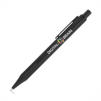CANETAS IMPRESSÃO COLORIDA LINHA PREMIUM INKY PRETA Colorido frente - 10 un.