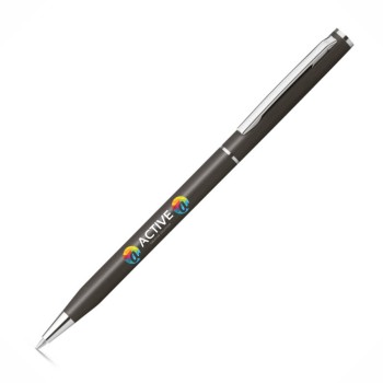 CANETAS IMPRESSÃO COLORIDA LINHA PREMIUM LESLEY METALLIC CHUMBO Colorido frente - 100 un.