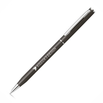 CANETAS IMPRESSÃO COLORIDA LINHA PREMIUM LESLEY METALLIC CHUMBO Colorido frente e verso - 50 un.
