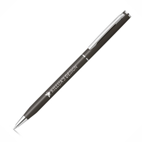 CANETAS IMPRESSÃO COLORIDA LINHA PREMIUM LESLEY METALLIC CHUMBO Colorido frente e verso - 50 un.