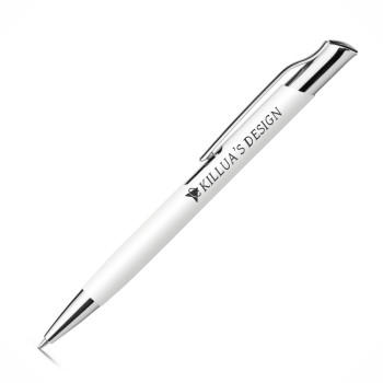 CANETAS IMPRESSÃO COLORIDA LINHA PREMIUM OLAF SOFT BRANCA Colorido frente - 50 un.