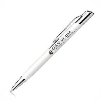 CANETAS IMPRESSÃO COLORIDA LINHA PREMIUM OLAF SOFT BRANCA Colorido frente e verso - 10 un.