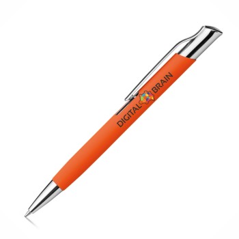 CANETAS IMPRESSÃO COLORIDA LINHA PREMIUM OLAF SOFT LARANJA