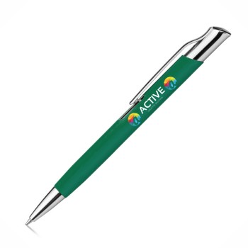CANETAS IMPRESSÃO COLORIDA LINHA PREMIUM OLAF SOFT VERDE Colorido frente e verso - 100 un.