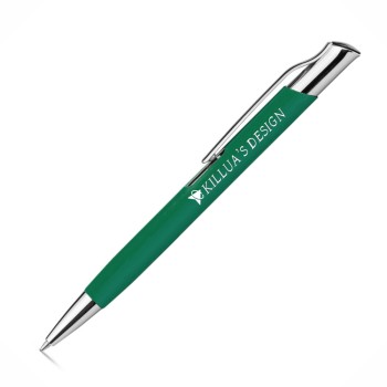CANETAS IMPRESSÃO COLORIDA LINHA PREMIUM OLAF SOFT VERDE Colorido frente e verso - 50 un.