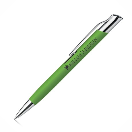 CANETAS IMPRESSÃO COLORIDA LINHA PREMIUM OLAF SOFT VERDE CLARO Colorido frente - 50 un.