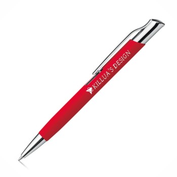 CANETAS IMPRESSÃO COLORIDA LINHA PREMIUM OLAF SOFT VERMELHA Colorido frente e verso - 50 un.
