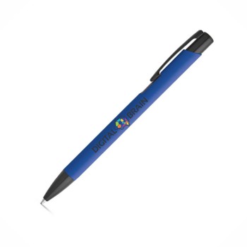CANETAS IMPRESSÃO COLORIDA LINHA PREMIUM POPPINS AZUL ROYAL Colorido frente e verso - 25 un.