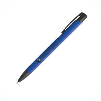 CANETAS IMPRESSÃO COLORIDA LINHA PREMIUM POPPINS AZUL ROYAL Colorido frente - 10 un.