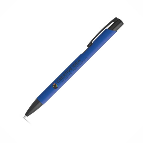 CANETAS IMPRESSÃO COLORIDA LINHA PREMIUM POPPINS AZUL ROYAL Colorido frente - 10 un.