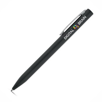 CANETAS IMPRESSÃO COLORIDA LINHA PREMIUM WASS PRETA Colorido frente e verso - 25 un.