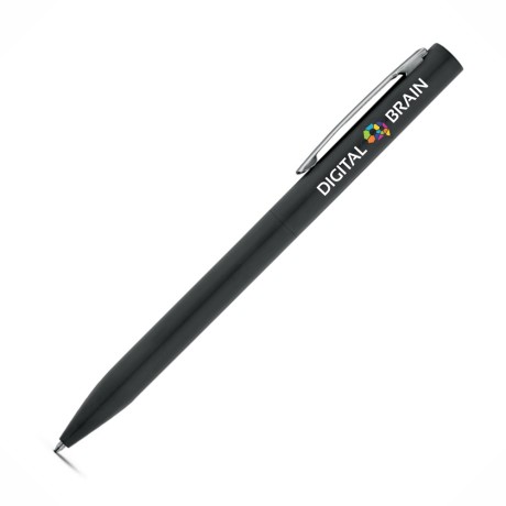 CANETAS IMPRESSÃO COLORIDA LINHA PREMIUM WASS PRETA Colorido frente e verso - 25 un.