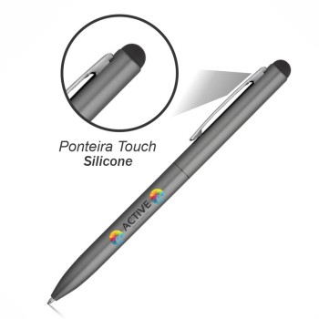 CANETAS IMPRESSÃO COLORIDA LINHA PREMIUM WASS TOUCH CHUMBO Colorido frente e verso - 100 un.