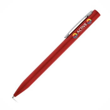 CANETAS IMPRESSÃO COLORIDA LINHA PREMIUM WASS VERMELHA Colorido frente e verso - 100 un.