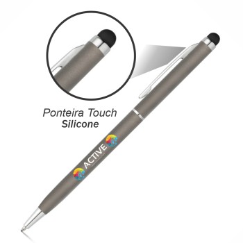CANETAS IMPRESSÃO COLORIDA LINHA PREMIUM ZOE CHUMBO Colorido frente - 100 un.