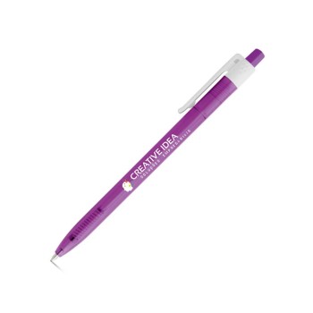 CANETAS IMPRESSÃO COLORIDA PLÁSTICAS DARA FROST ROXO