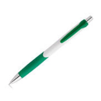 PRODUTOS SEM PERSONALIZAÇÃO CANETAS PLÁSTICAS CARIBE WHITE VERDE 25 un.