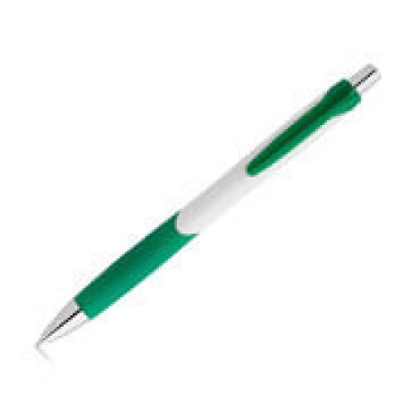 PRODUTOS SEM PERSONALIZAÇÃO CANETAS PLÁSTICAS CARIBE WHITE VERDE 25 un.