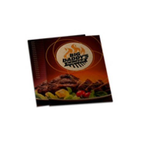 CARDÁPIOS DESCARTÁVEIS KRAFT 250G 150X210MM Colorido frente e verso - 1000 un.