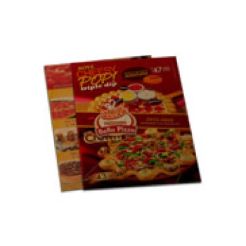 CARDÁPIOS DESCARTÁVEIS KRAFT 250G 210X300MM Colorido frente e verso - 100 un.