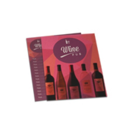 CARDÁPIOS DESCARTÁVEIS RECICLATO 250G 150X210MM Colorido frente e verso - 500 un.