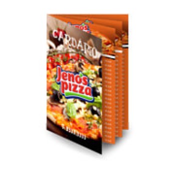 CARDÁPIOS 8 PÁGINAS COM DOBRA RECICLATO 250G 300X210MM